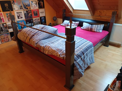 Einzigartiges style doppelbett - einzigartiges,