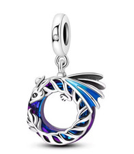 Drachen Charm Bead S925