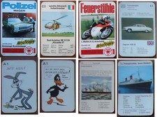 Quartett Kartenspiel – ASS Altenburger Einzelkarten und unvollständige Spiele