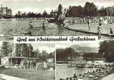 Grossschoenau Goerlitz Sachsen Wasserrutsche Walross Zeltplatz Lauschepartie