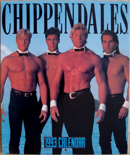 Chippendales kalender 1993 - chippendales,