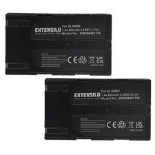 2x Akku für Samsung VP-DC161W VP-DC161 VP-D6550 VP-D653 VP-D651 VP-D455i 800mAh