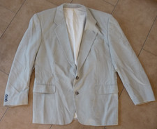 Herrensakko Jacke Blazer Jackett Fashion Größe 54 beige/grau kariert Party Mode