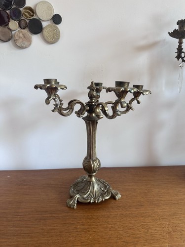 Messing kandelaber armig - messing,