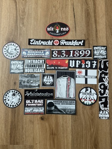 20x aufkleber eintracht - aufkleber,