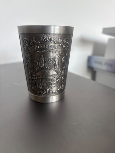 Zinnbecher sachsen glashütte - zinnbecher,