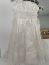 Kleid Gr. 12 traumhaftes Kleid WeißfarbenStandesamt Hochzeit Gast Ball