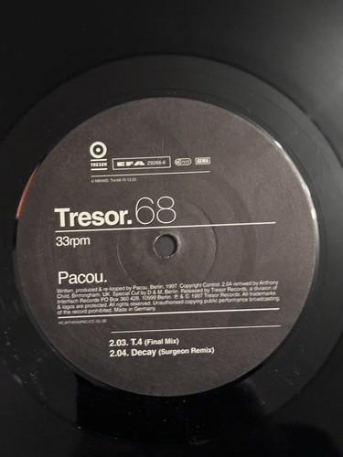 Vinyl schallplatte tresor 68 - vinyl, schallplatte,