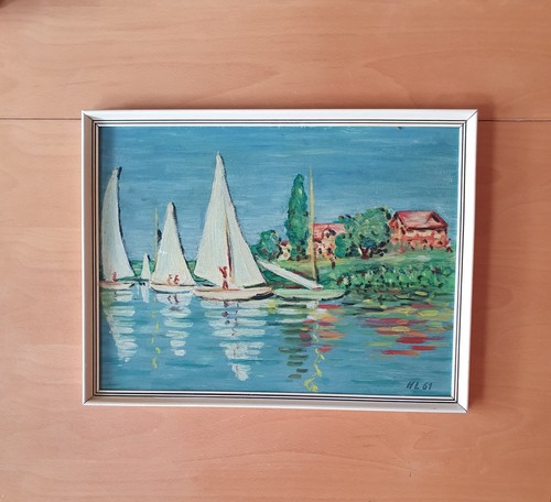 Claude monet regattas - monet, "regattas