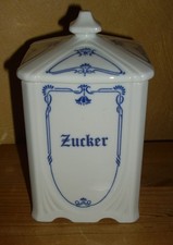 1 Porzellan Dose  # Zucker #