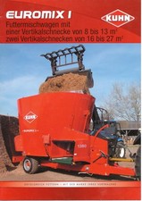 Kuhn Futtermischwagen Euromix 1 01.07 2007 Prospekt