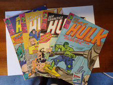 MARVEL WILLIAMS COMIC / DER GEWALTIGE HULK NR. 13 , 10 , 9 , 8  1974 Konvolut