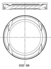 Kolben MAHLE 030 99 00 für VW