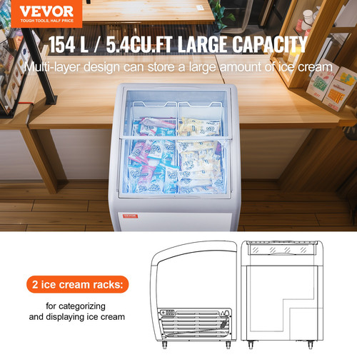 Vevor 154l kommerzielle - 154l,