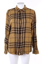 H&M Bluse Karo M braun