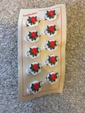 Nostalgie-Zopfhalter/ Haarspangen/ Haarschmuck/ Haargummi/ Zopfgummi OVP  7-