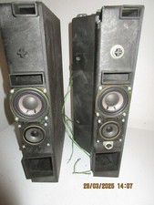 ITT Bassreflex, Einbauboxen  mit Bass, Hoch-und Tiefton Und Weiche. Zwei Stück