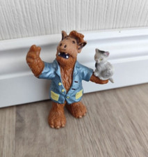 Alf mit silberner Jacke und Katze 1988 Bully Alien Productions Vintage selten