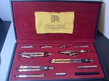 DDR Original Richter * Zirkelkasten * Reißzeug Rarität * Ersatzteile