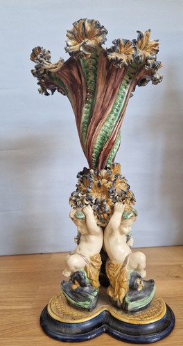 Antike majolika vase - majolika,