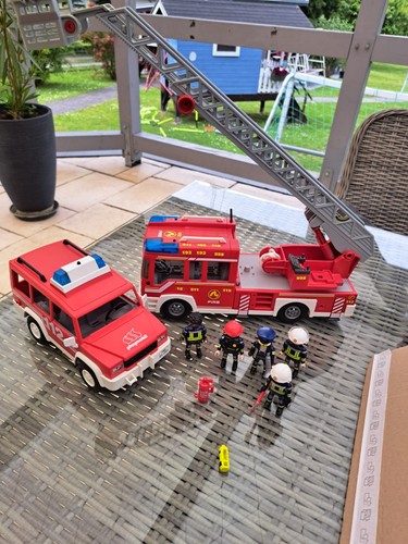 Playmobil feuerwehr autos - playmobil,