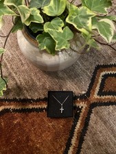 Jesus Kreuz Kette in Silber, Christlicher Schmuck