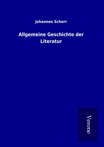 Johannes scherr allgemeine - scherr, |