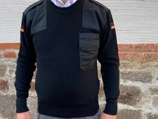 Original BW Bundeswehr Marine Outdoor Pullover   S-XXXL 46-64 schwarz