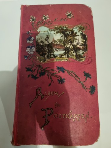 Altes postkartenalbum - altes,