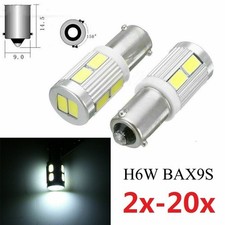 2x-20x BAX9S H6W  Weiß 10 LED