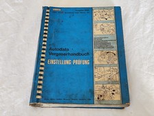 Aus einer Werkstattauflösung: Autodata Vergaserhandbuch Einstellung Prüfung