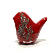 Otto keramik vogel roter - keramik,