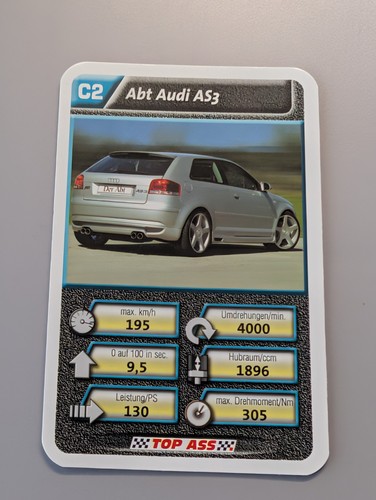 Abt audi as3 einzelkarte - audi,