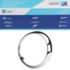 Scheinwerferrahmen Rahmen Lampe chrom original Vespa Primavera 50 125 150