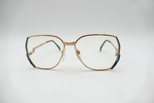 Vintage Brille 80er Jahre Optik / Gold  / Damen / Schmetterling