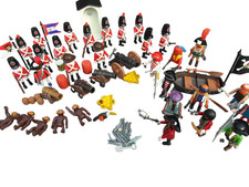 Playmobil Rotröcke Englische Soldaten + Piraten Zubehör Figuren Waffen Kanone