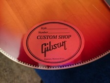 Gibson Acoustic Guitar orange
