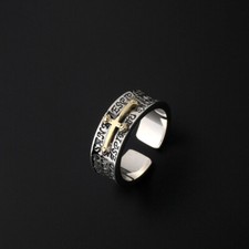 D08 Ring Kreuz oder Jungfrau