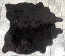 RINDERFELL Kuhfell dunkelbraun (als Teppich od. zur Verarbeitung), Originalgröße