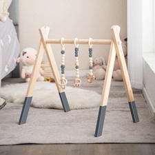 Spieltrapez Babyspielgerät Holzspielzeug Baby Gym Spielbogen Aktivitätszentrum