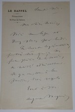 VACQUERIE Auguste - SIGNIERTER