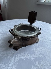 Antiker bronze aschenbecher - bronze,