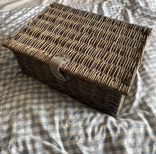 Großer vintage picknickkorb - großer,