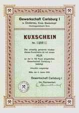 Gewerkschaft Carlsburg I 1932