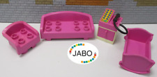(H11/12) LEGO Duplo Möbel Set Wohnzimmer Telefon für Haus Bauernhof Ponnyhof