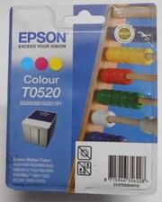 Epson T0520 Colour Tintenpatrone  S020089 S020191 Stylus Color 740 760 800 850 