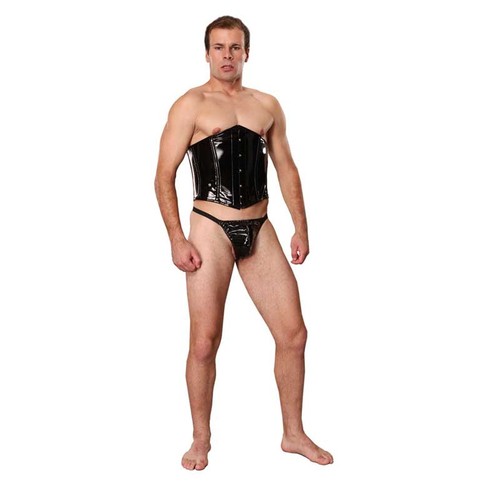 Neu sexy ledapol lack korsage - neu,