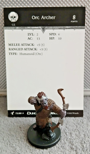 Orc archer figur karte - orc, #72
