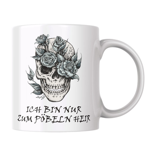 Ich bin nur zum pöbeln - , hier