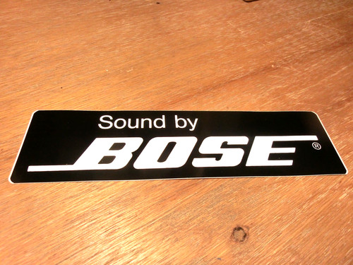 Aufkleber sticker bose - /,